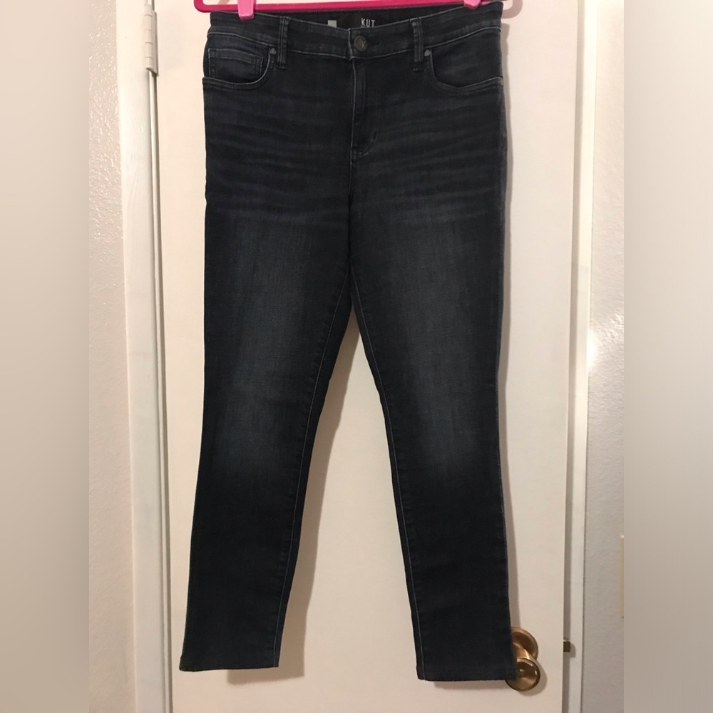 Kut from the Kloth Mia High Rise Fab Ab Toothpick Skinny Jeans Size 6